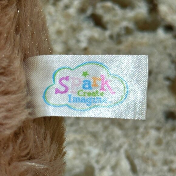 Spark Create Imagine Gray Donkey Plush Stuffed Animal Rattle Crinkle Ears 9 Inch - Picture 7 of 8